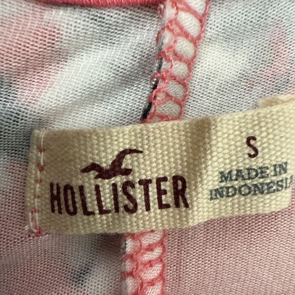 Hollister Mini Dress Womens Small Floral Babydoll Cottagecore 90s Y2K - Picture 8 of 9